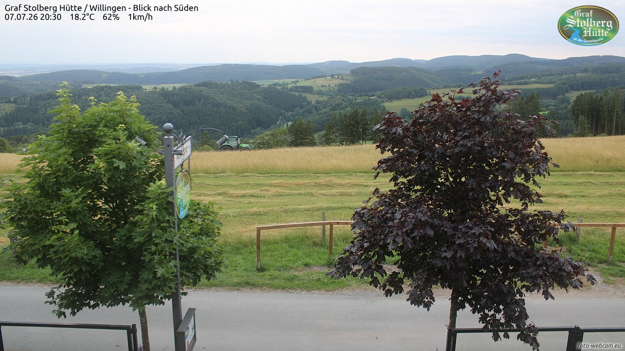 Archiv Foto Webcam Willingen: Graf Stolberg Hütte bei Usseln