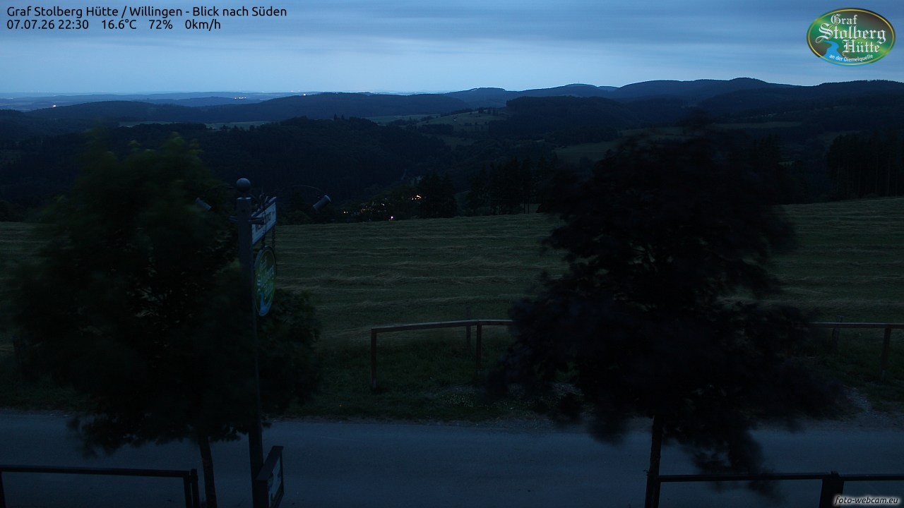 Archiv Foto Webcam Willingen: Graf Stolberg Hütte bei Usseln