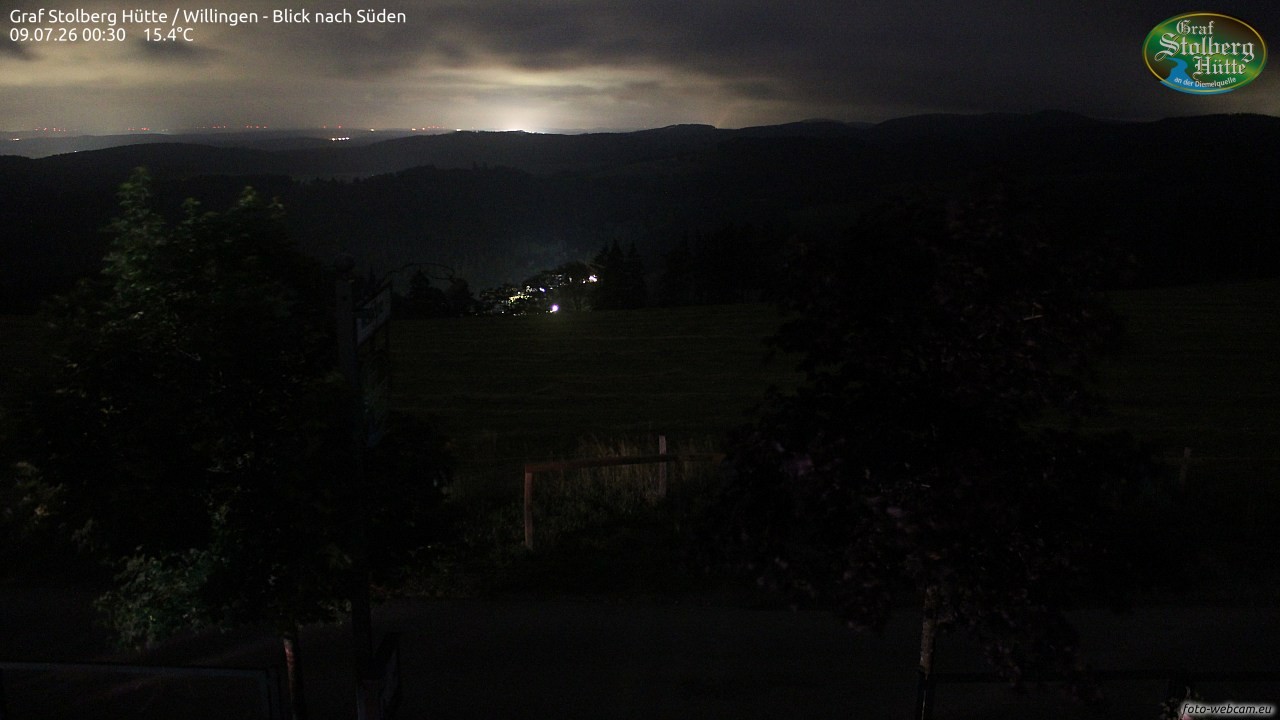 Archived image Webcam Mountain Hut Graf Stolberg near Willingen