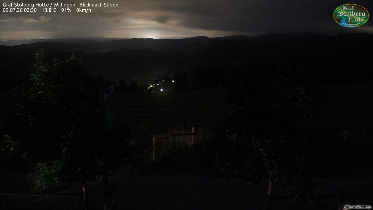 Archived image Webcam Mountain Hut Graf Stolberg near Willingen