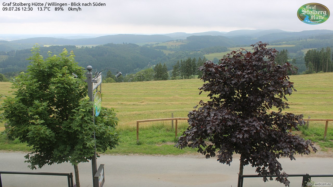 Archived image Webcam Mountain Hut Graf Stolberg near Willingen