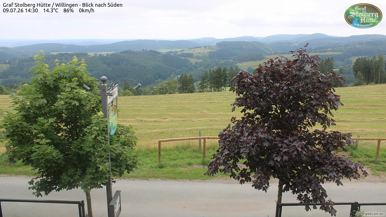 Archiv Foto Webcam Willingen: Graf Stolberg Hütte bei Usseln