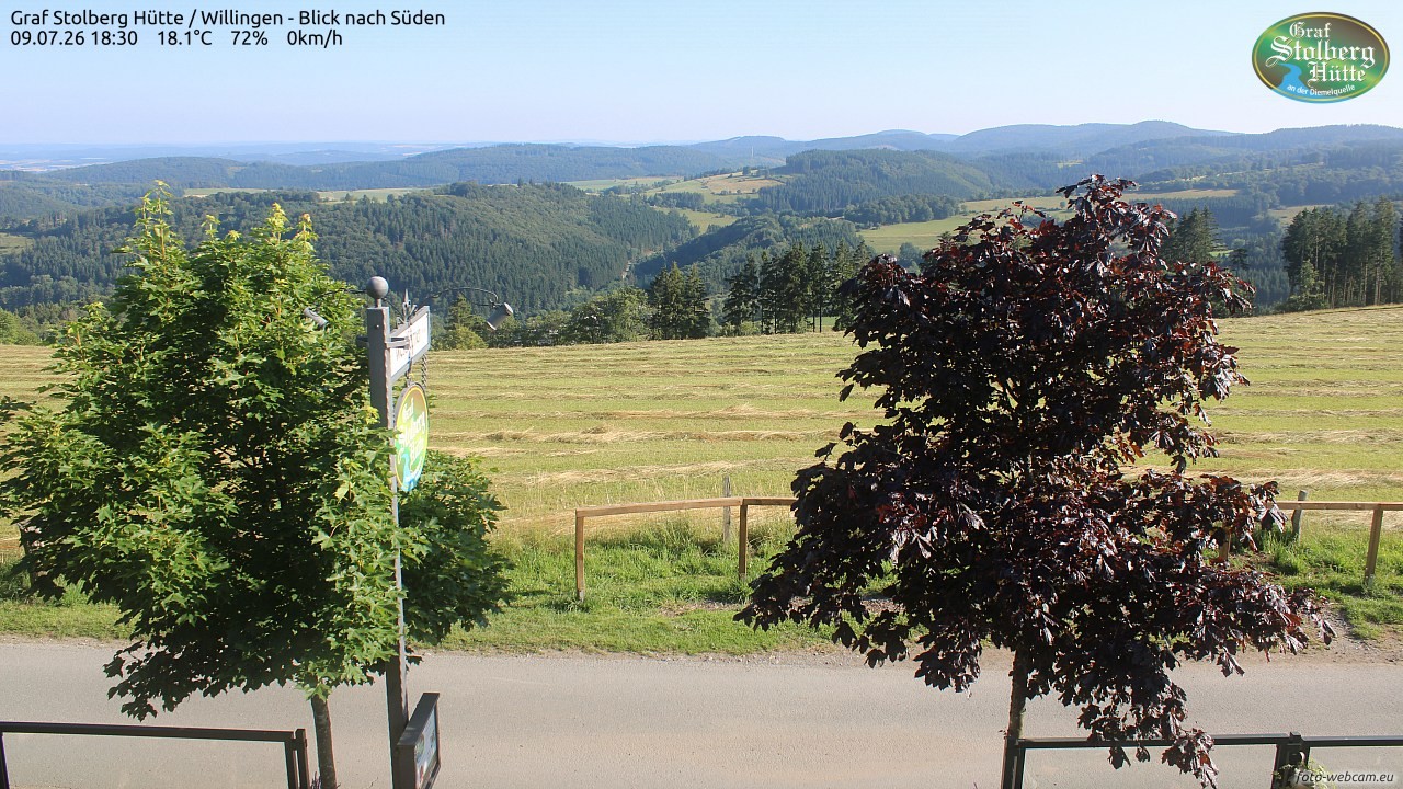 Archiv Foto Webcam Willingen: Graf Stolberg Hütte bei Usseln