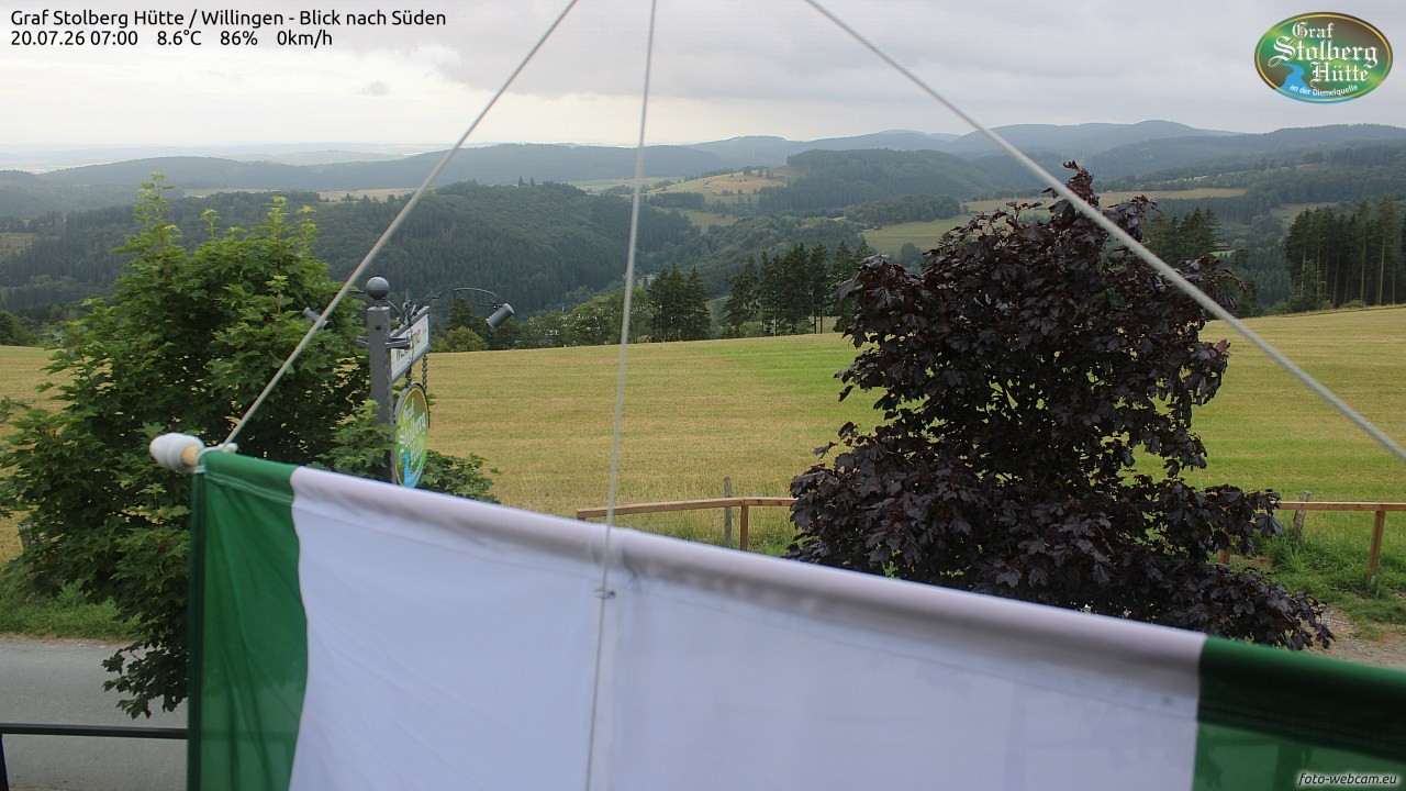 Archiv Foto Webcam Willingen: Graf Stolberg Hütte bei Usseln