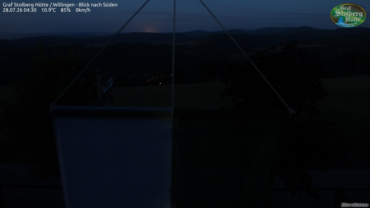 Archiv Foto Webcam Willingen: Graf Stolberg Hütte bei Usseln