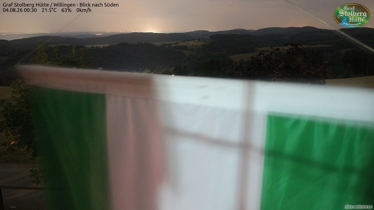Archived image Webcam Mountain Hut Graf Stolberg near Willingen