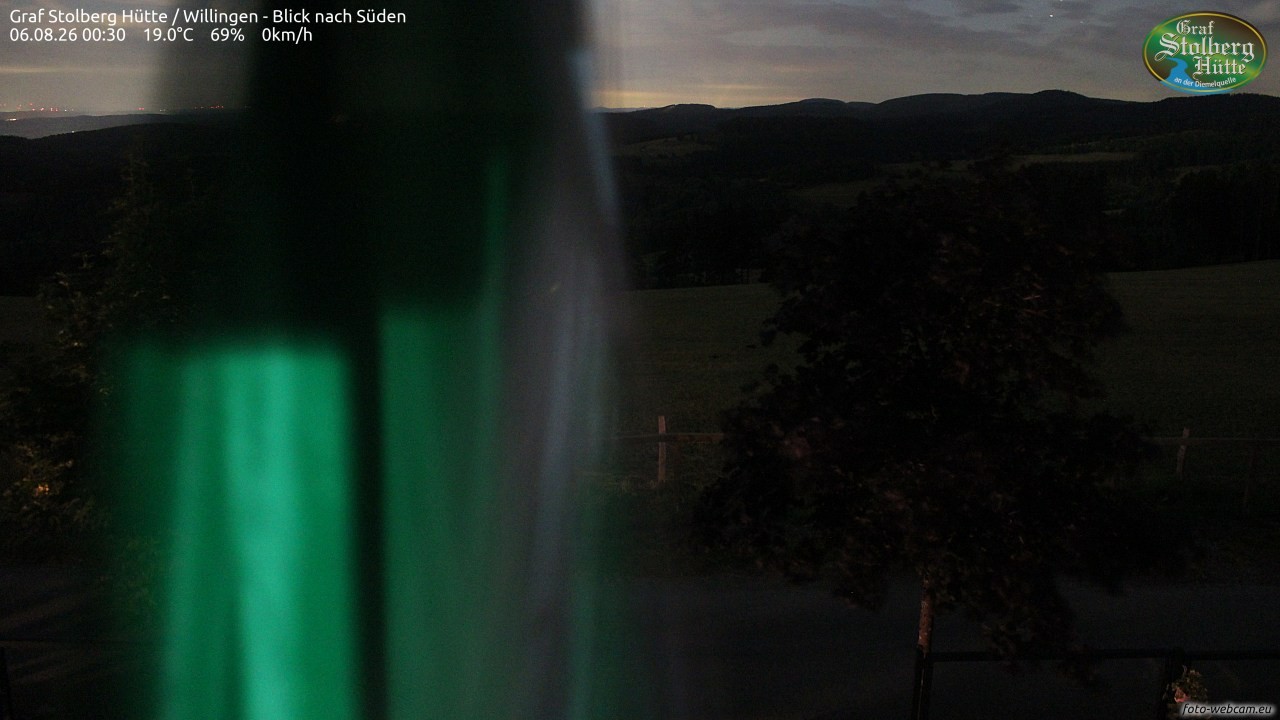 Archived image Webcam Mountain Hut Graf Stolberg near Willingen