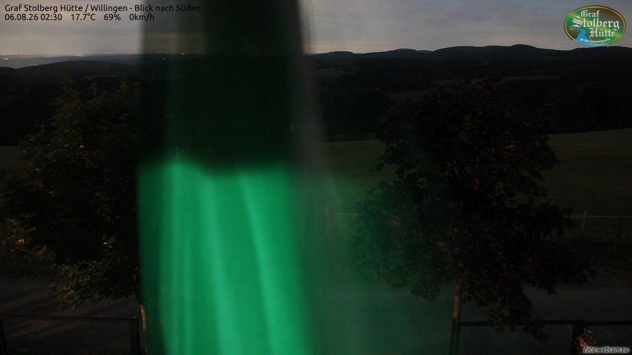 Archived image Webcam Mountain Hut Graf Stolberg near Willingen
