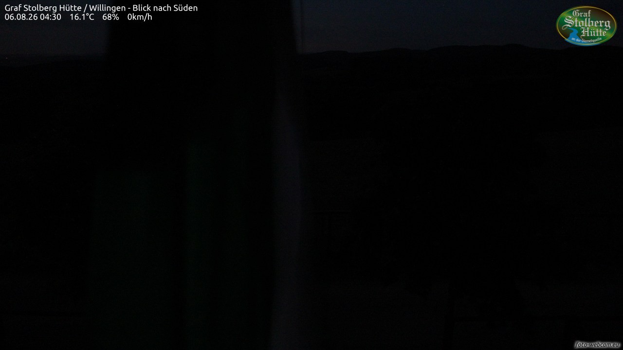 Archived image Webcam Mountain Hut Graf Stolberg near Willingen