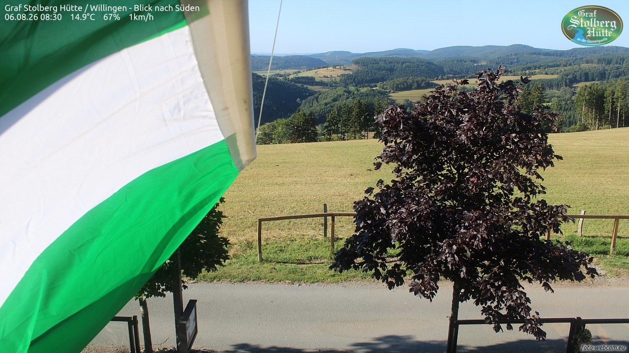 Archived image Webcam Mountain Hut Graf Stolberg near Willingen