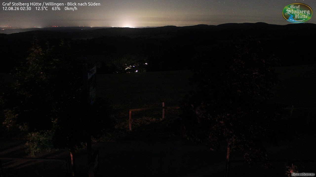 Archived image Webcam Mountain Hut Graf Stolberg near Willingen