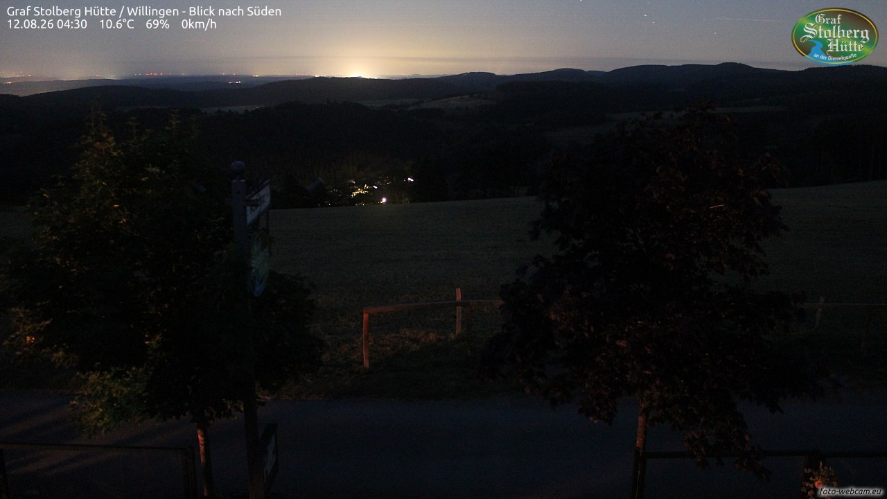 Archived image Webcam Mountain Hut Graf Stolberg near Willingen
