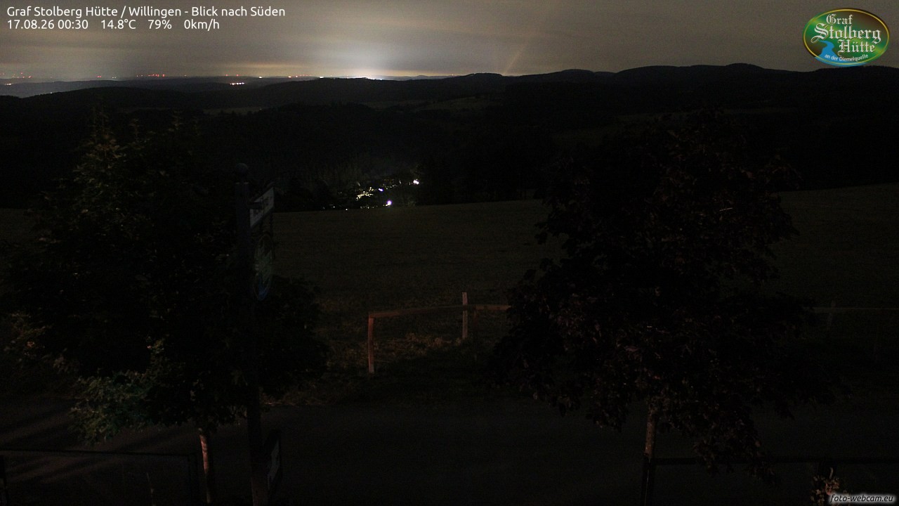 Archived image Webcam Mountain Hut Graf Stolberg near Willingen