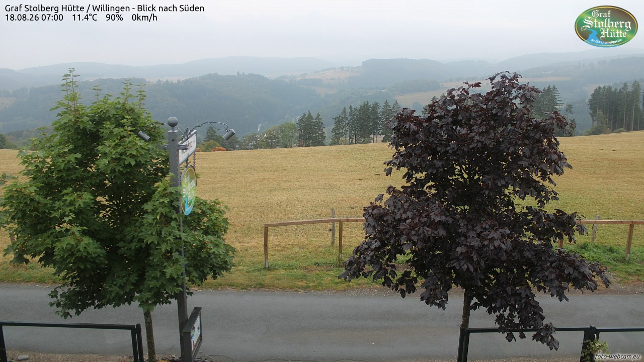 Archiv Foto Webcam Willingen: Graf Stolberg Hütte bei Usseln
