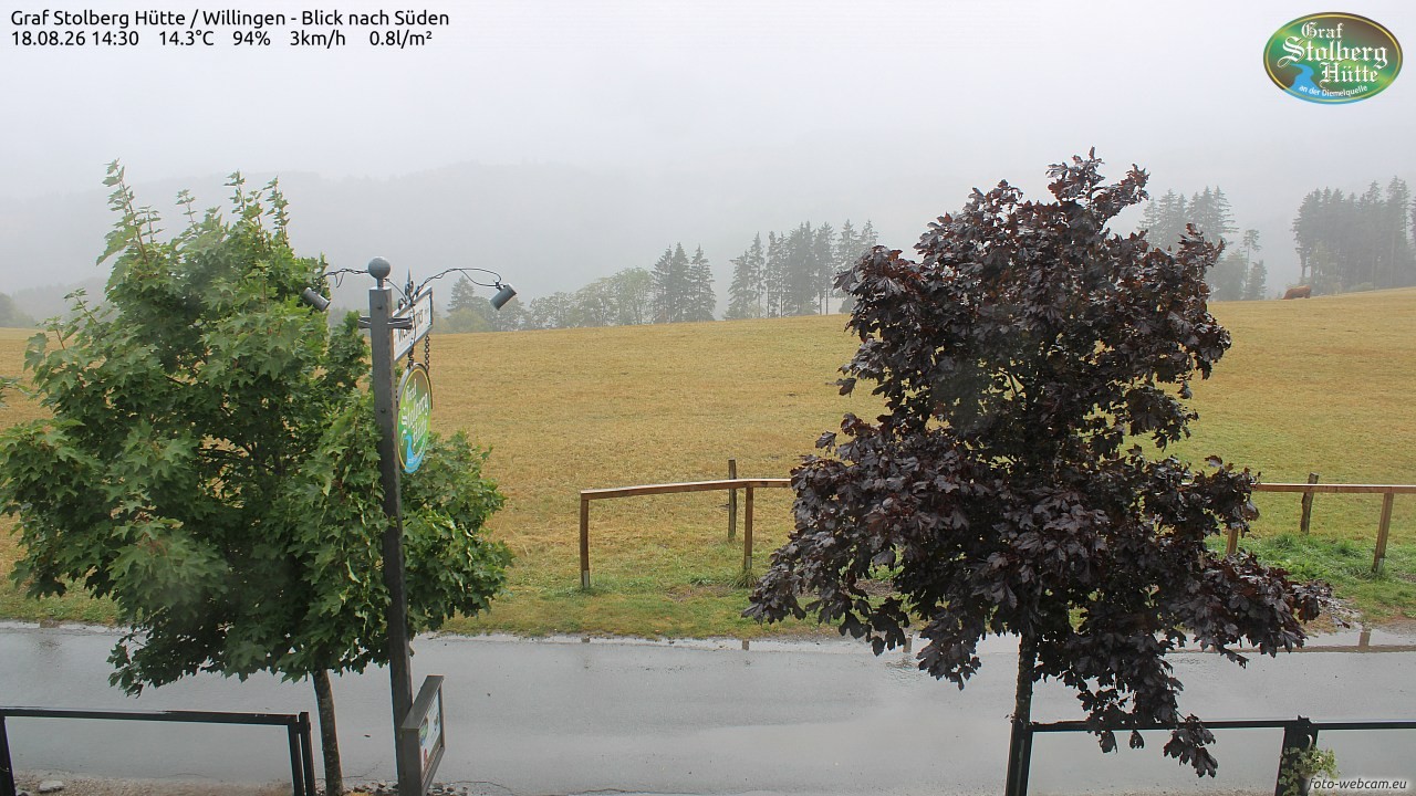 Archiv Foto Webcam Willingen: Graf Stolberg Hütte bei Usseln
