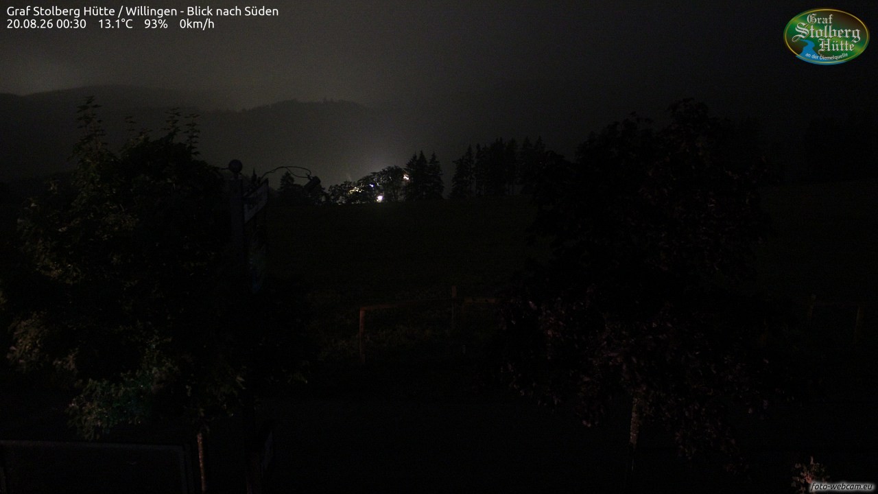 Archived image Webcam Mountain Hut Graf Stolberg near Willingen