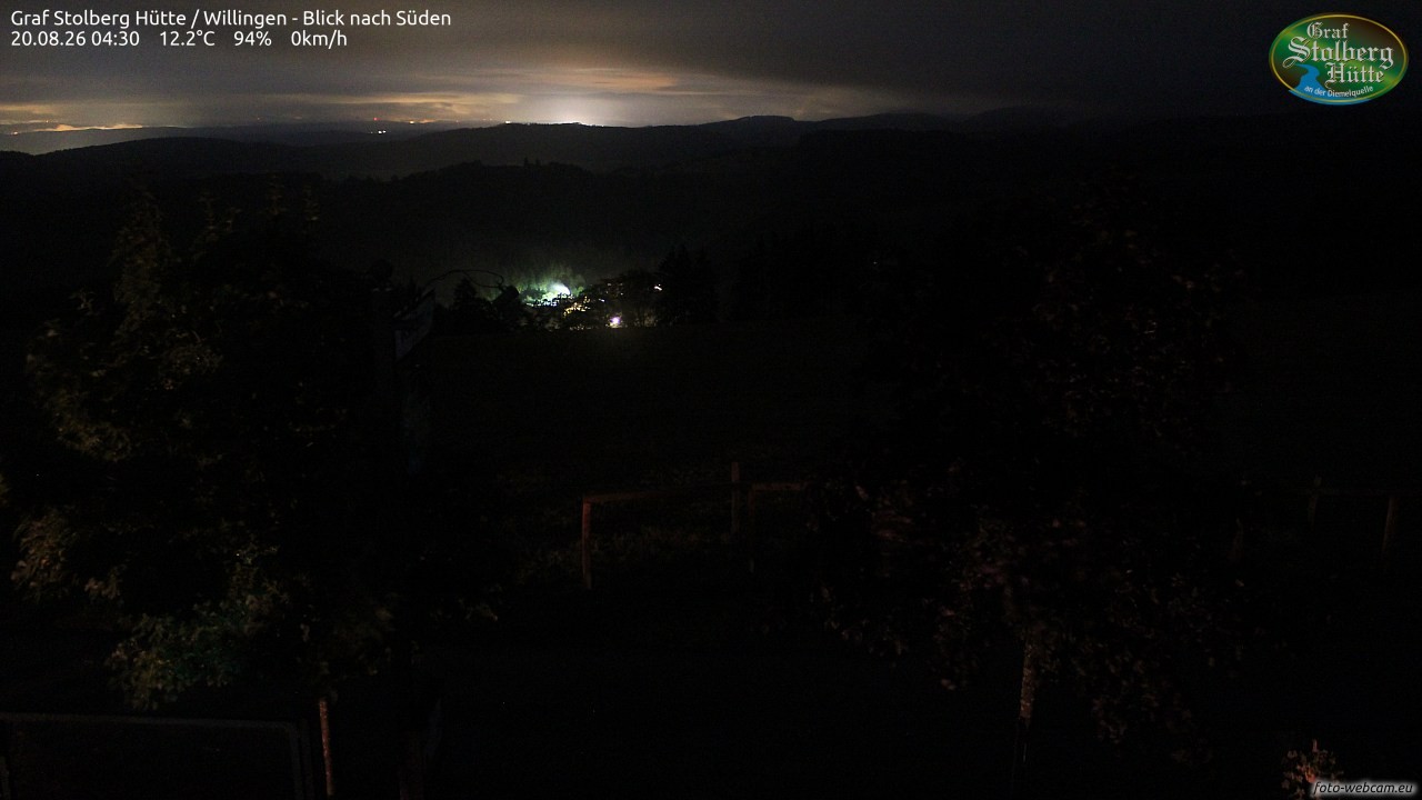 Archived image Webcam Mountain Hut Graf Stolberg near Willingen