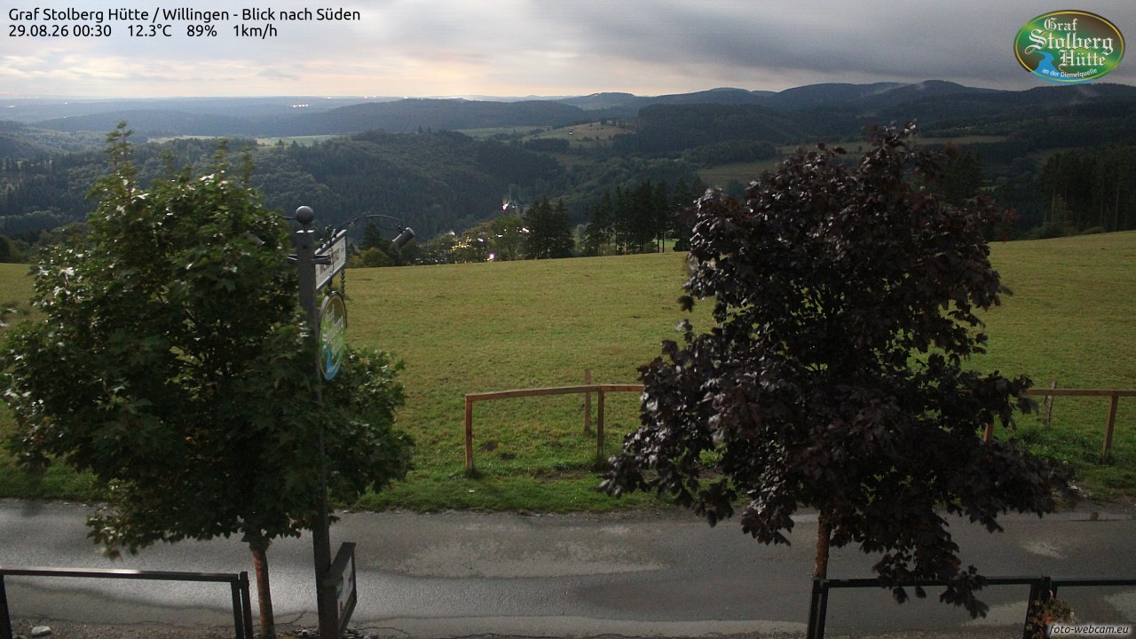 Archived image Webcam Mountain Hut Graf Stolberg near Willingen