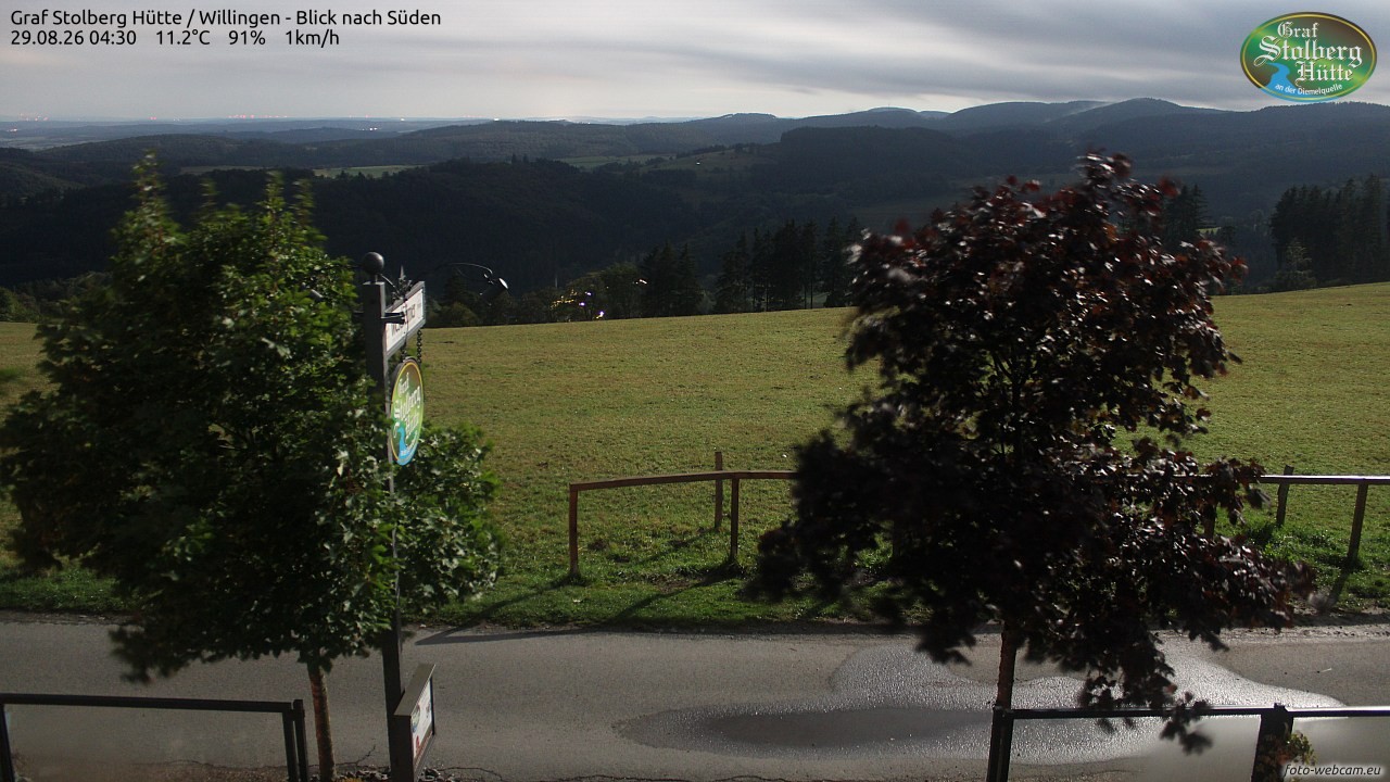 Archived image Webcam Mountain Hut Graf Stolberg near Willingen