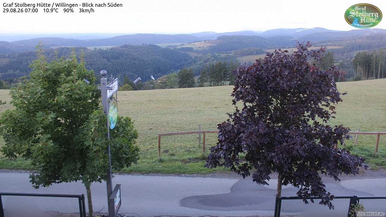 Archived image Webcam Mountain Hut Graf Stolberg near Willingen