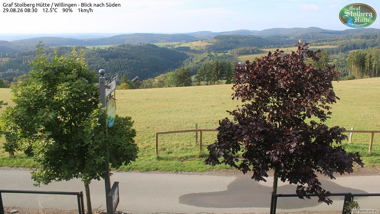 Archived image Webcam Mountain Hut Graf Stolberg near Willingen
