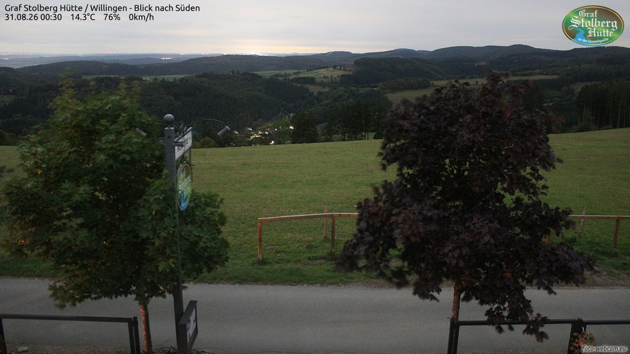 Archiv Foto Webcam Willingen: Graf Stolberg Hütte bei Usseln