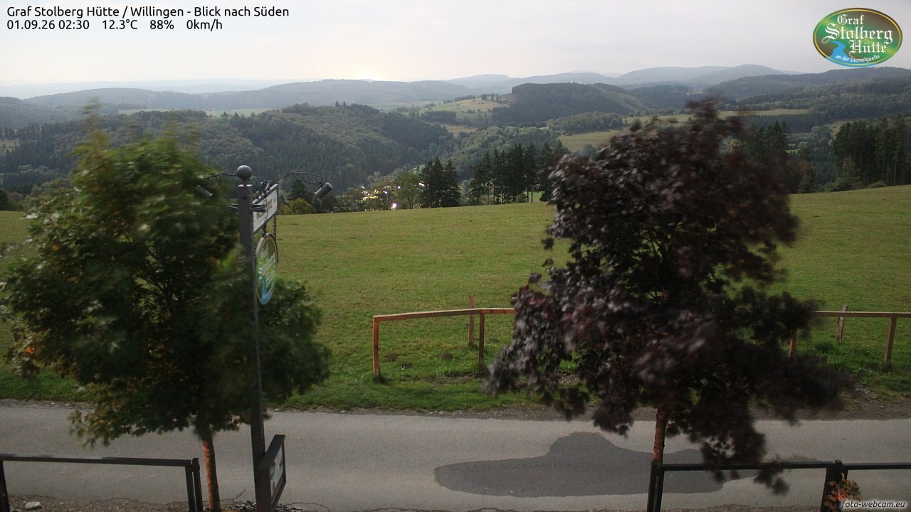 Archiv Foto Webcam Willingen: Graf Stolberg Hütte bei Usseln
