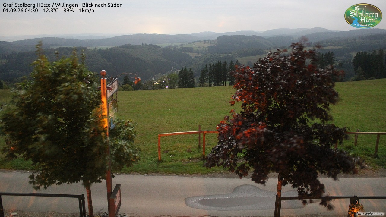 Archiv Foto Webcam Willingen: Graf Stolberg Hütte bei Usseln