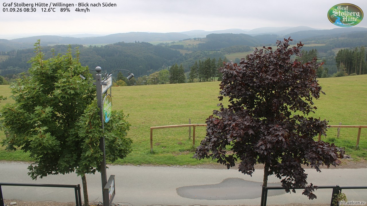 Archiv Foto Webcam Willingen: Graf Stolberg Hütte bei Usseln