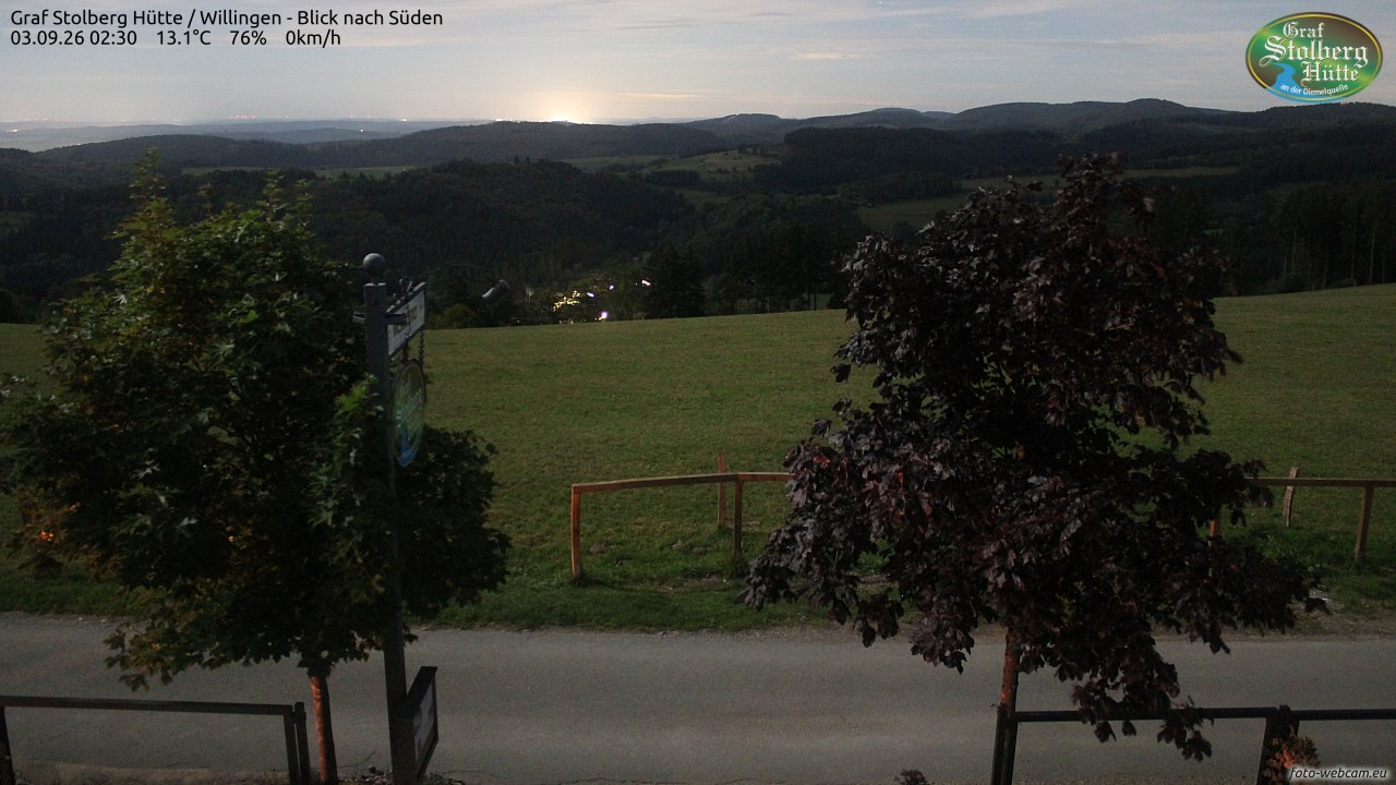 Archiv Foto Webcam Willingen: Graf Stolberg Hütte bei Usseln
