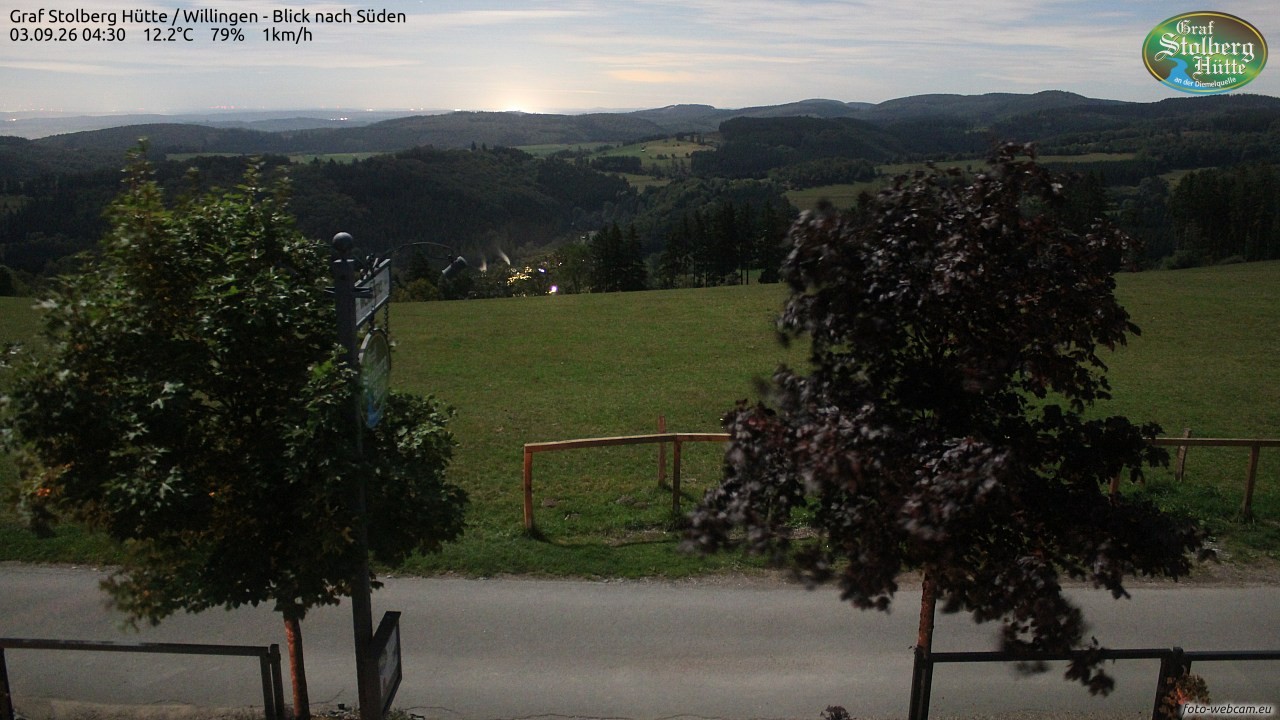 Archiv Foto Webcam Willingen: Graf Stolberg Hütte bei Usseln