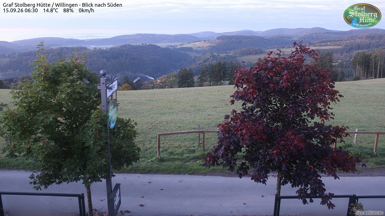 Archiv Foto Webcam Willingen: Graf Stolberg Hütte bei Usseln