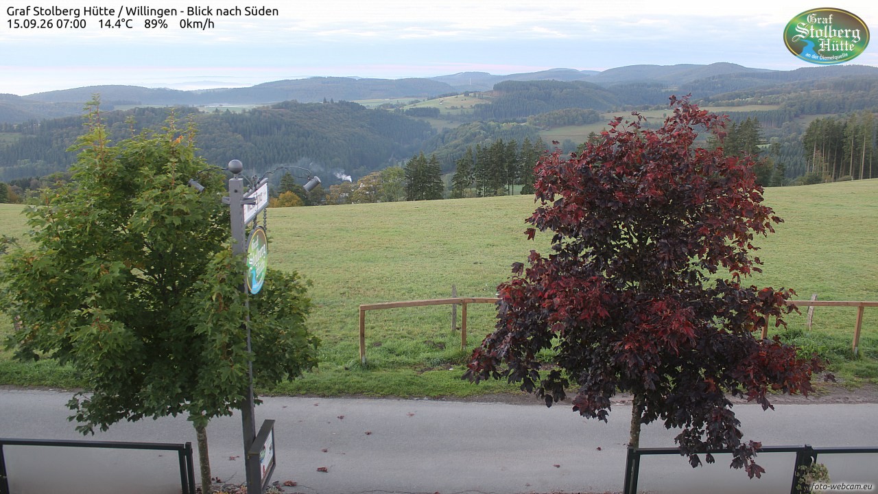 Archiv Foto Webcam Willingen: Graf Stolberg Hütte bei Usseln