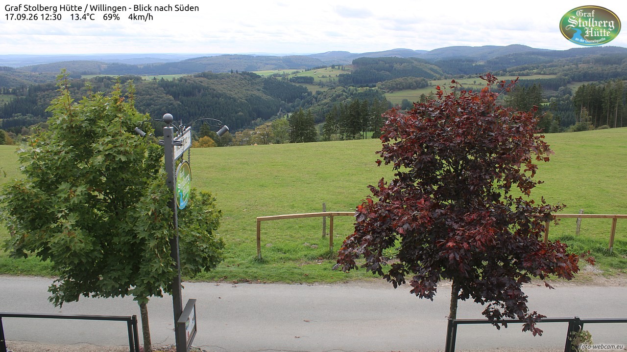 Archived image Webcam Mountain Hut Graf Stolberg near Willingen