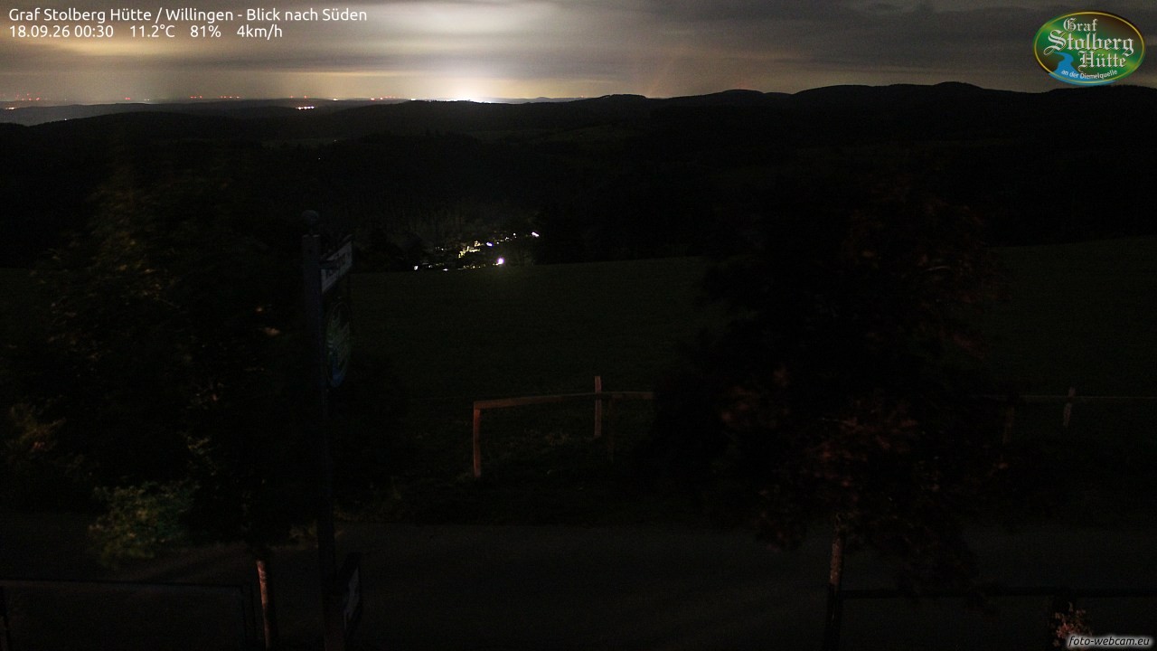 Archived image Webcam Mountain Hut Graf Stolberg near Willingen