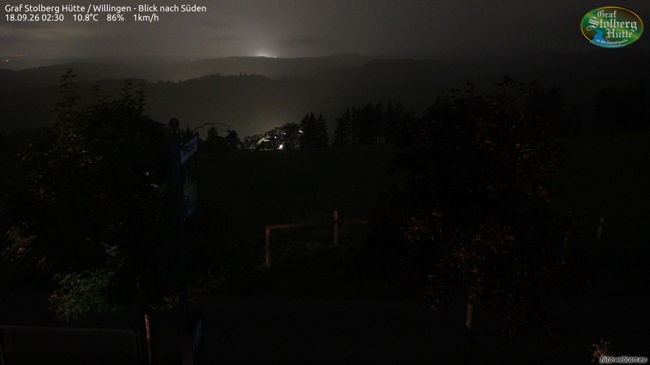 Archived image Webcam Mountain Hut Graf Stolberg near Willingen