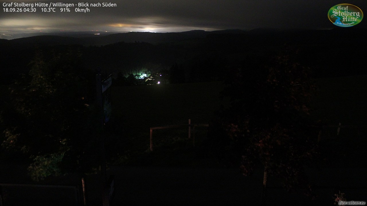 Archived image Webcam Mountain Hut Graf Stolberg near Willingen
