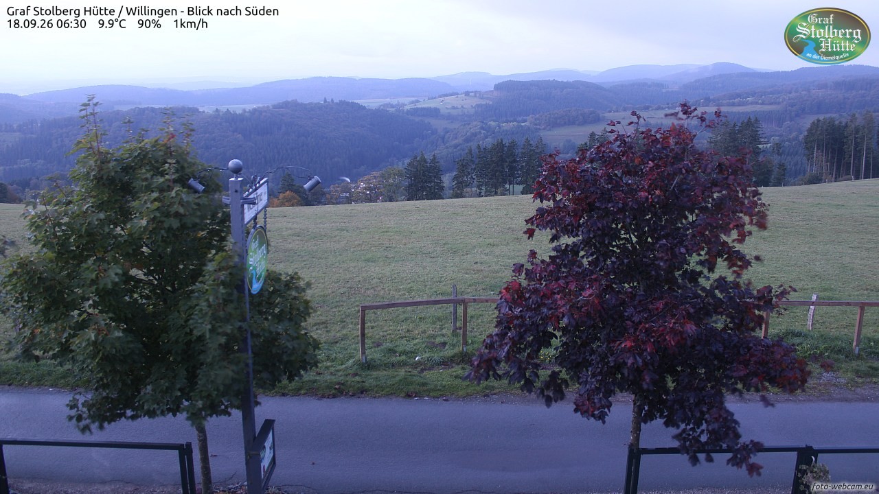 Archived image Webcam Mountain Hut Graf Stolberg near Willingen