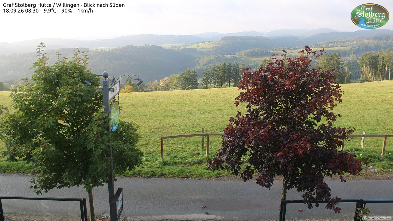 Archived image Webcam Mountain Hut Graf Stolberg near Willingen