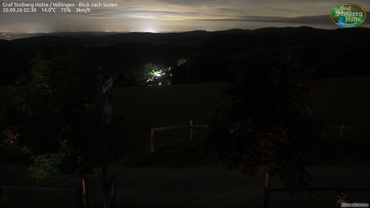 Archived image Webcam Mountain Hut Graf Stolberg near Willingen