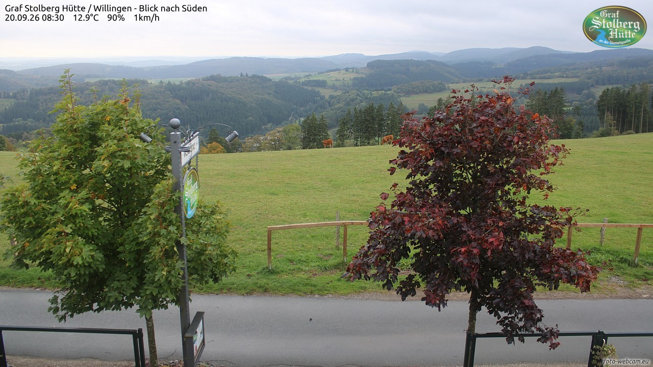 Archived image Webcam Mountain Hut Graf Stolberg near Willingen