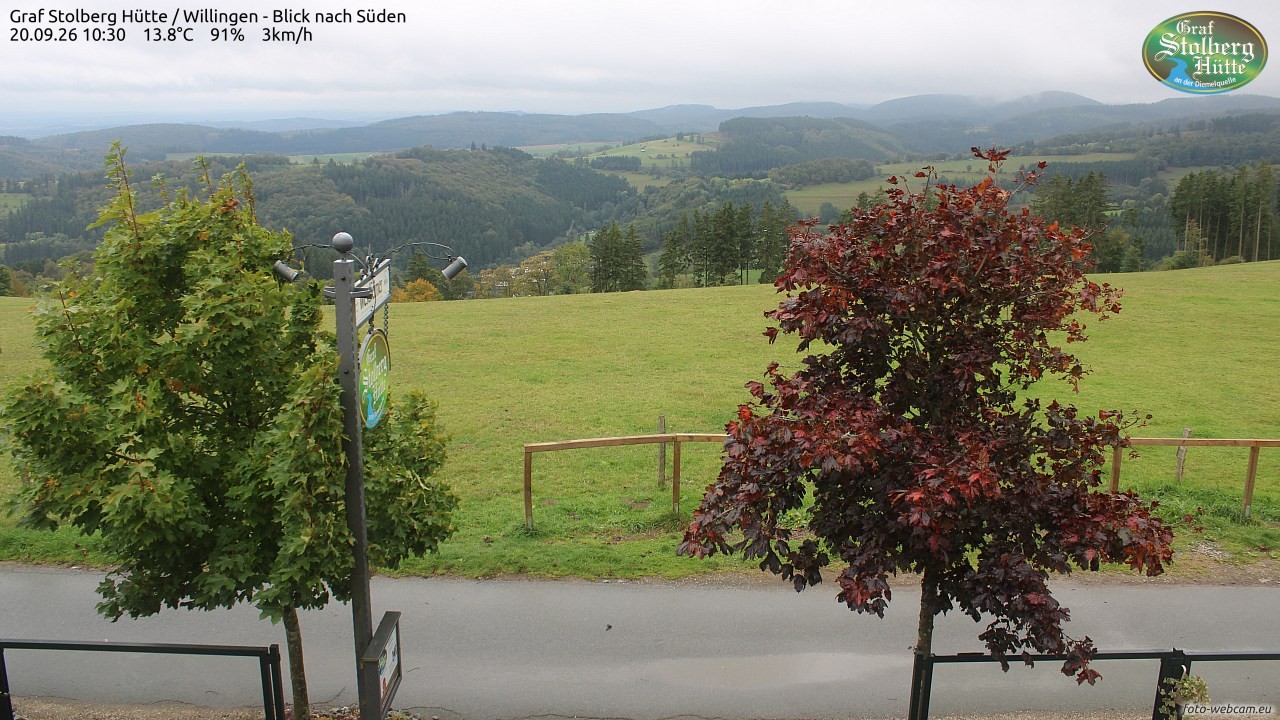 Archived image Webcam Mountain Hut Graf Stolberg near Willingen
