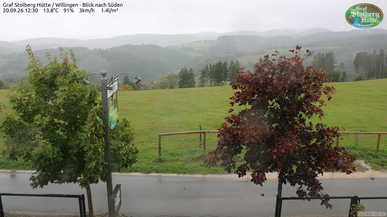 Archived image Webcam Mountain Hut Graf Stolberg near Willingen