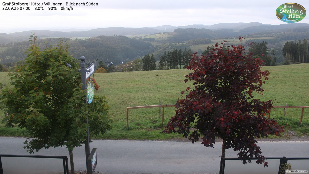 Archiv Foto Webcam Willingen: Graf Stolberg Hütte bei Usseln
