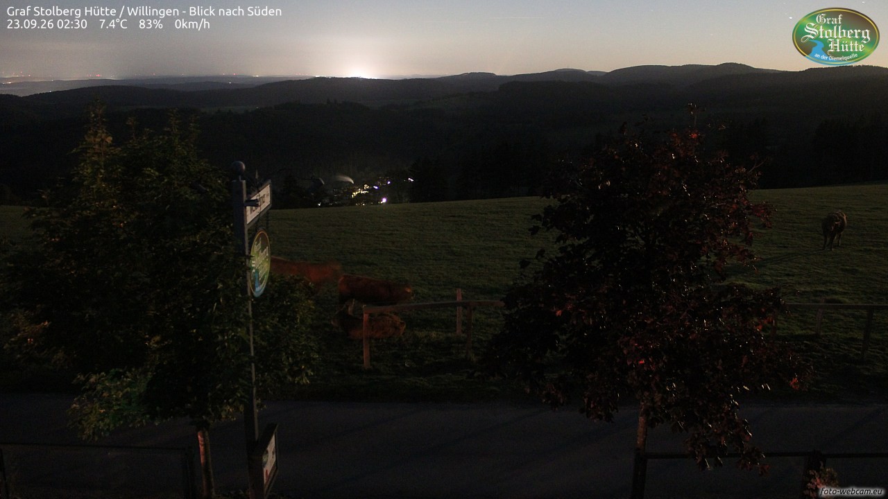 Archiv Foto Webcam Willingen: Graf Stolberg Hütte bei Usseln