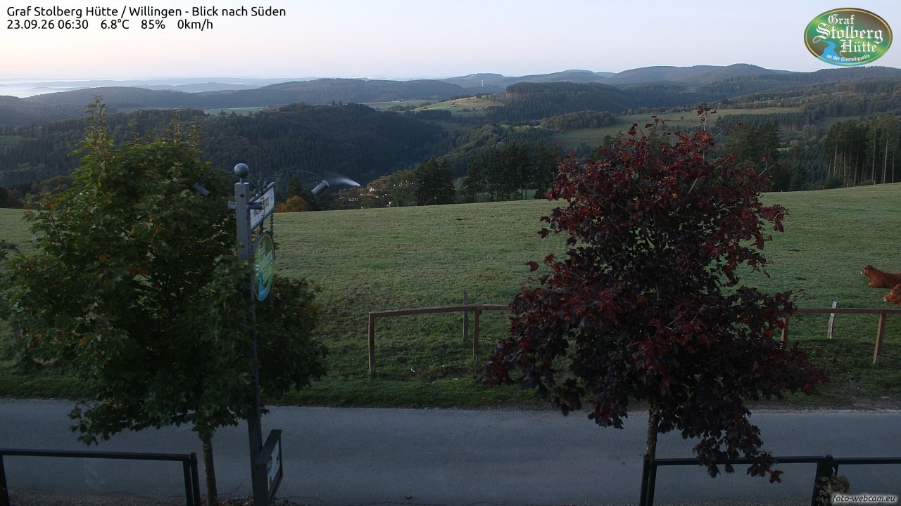 Archiv Foto Webcam Willingen: Graf Stolberg Hütte bei Usseln