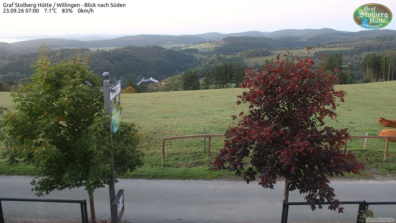Archiv Foto Webcam Willingen: Graf Stolberg Hütte bei Usseln
