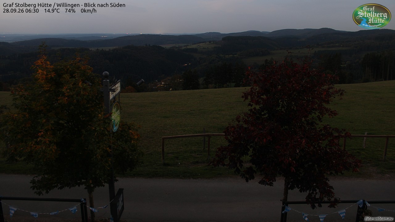 Archiv Foto Webcam Willingen: Graf Stolberg Hütte bei Usseln