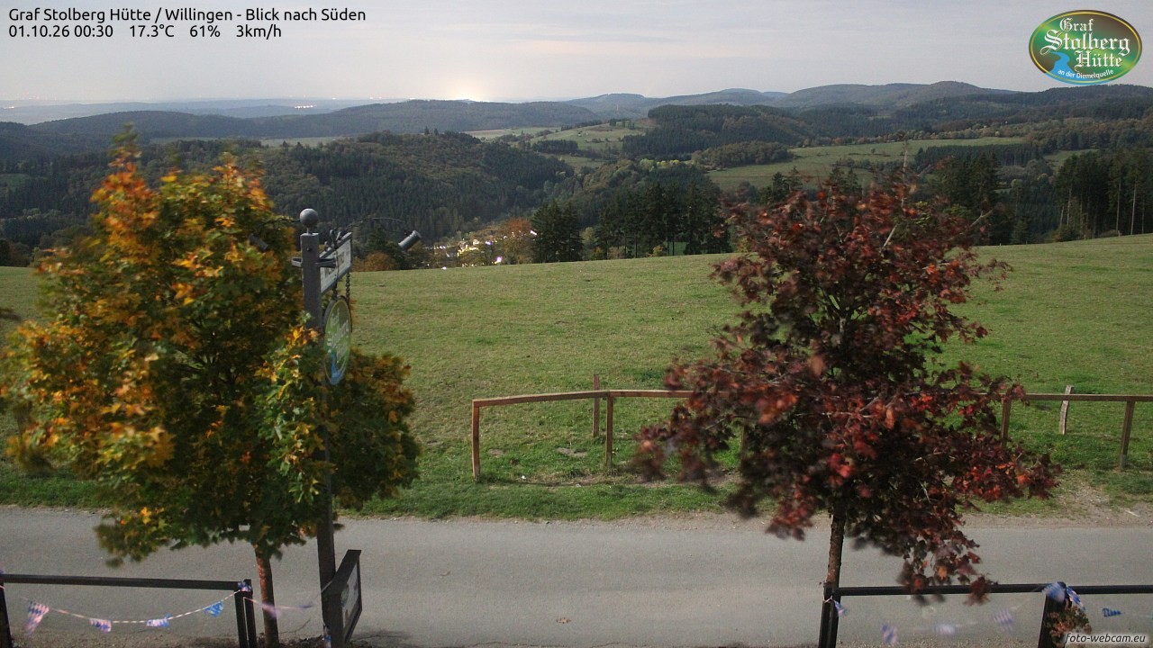 Archived image Webcam Mountain Hut Graf Stolberg near Willingen