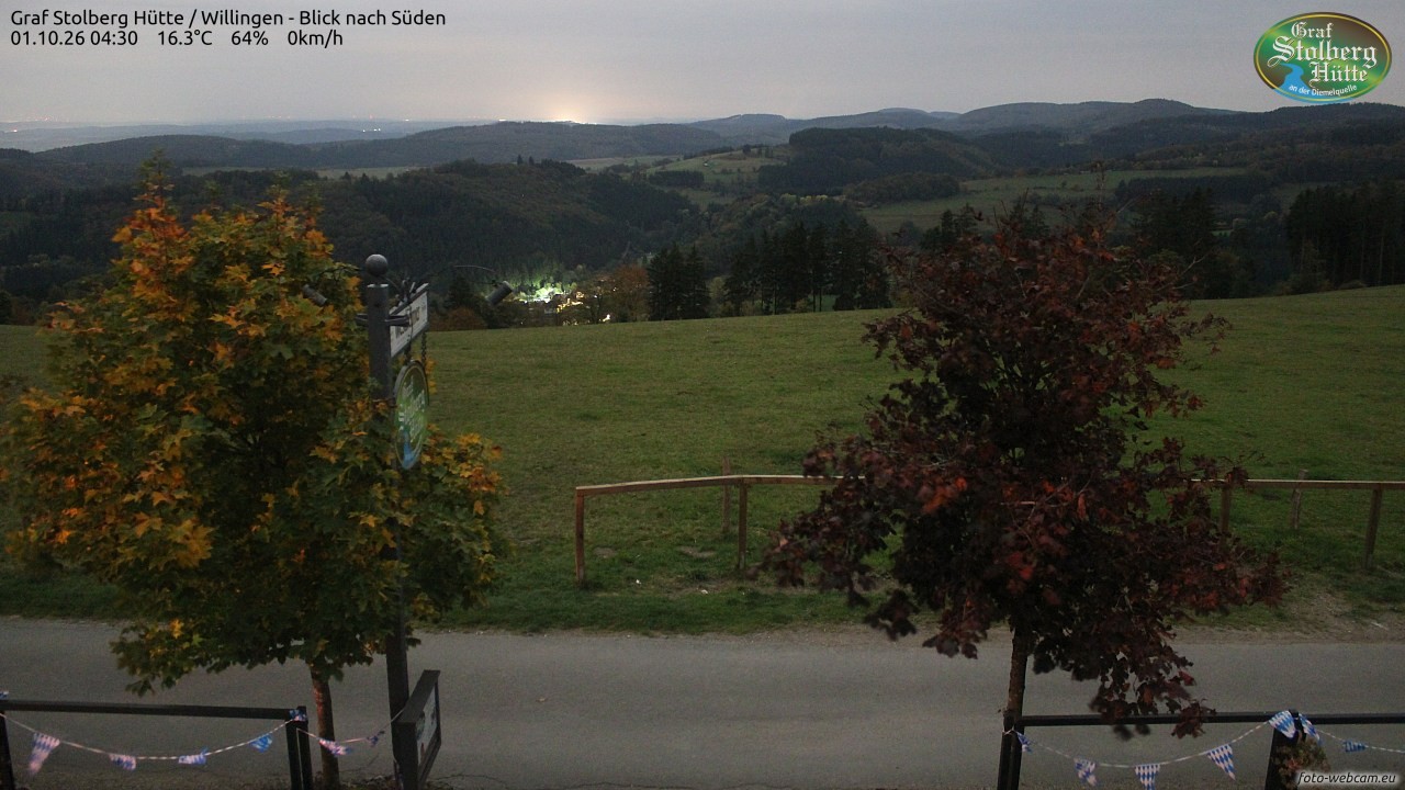 Archived image Webcam Mountain Hut Graf Stolberg near Willingen